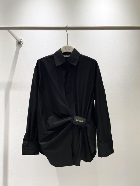 Loewe Tops - 😀LOEWE😀 black polo long-sleeved shirt